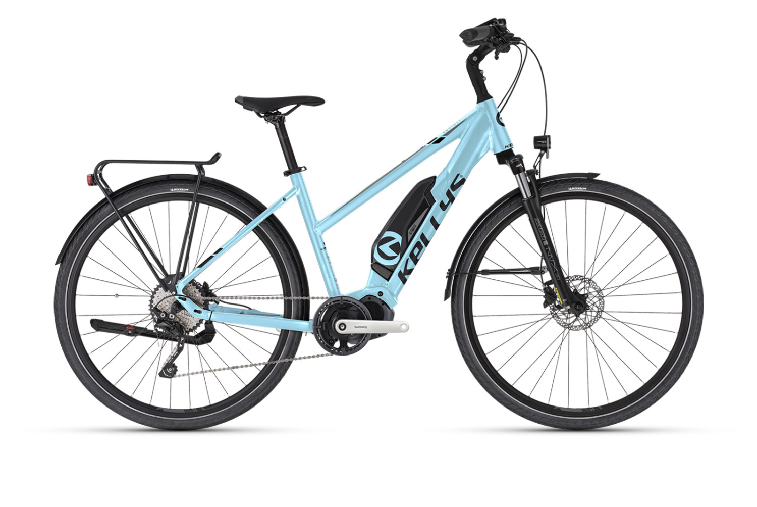 Kellys E-Cristy 10 Sh Sky Blue 630Wh